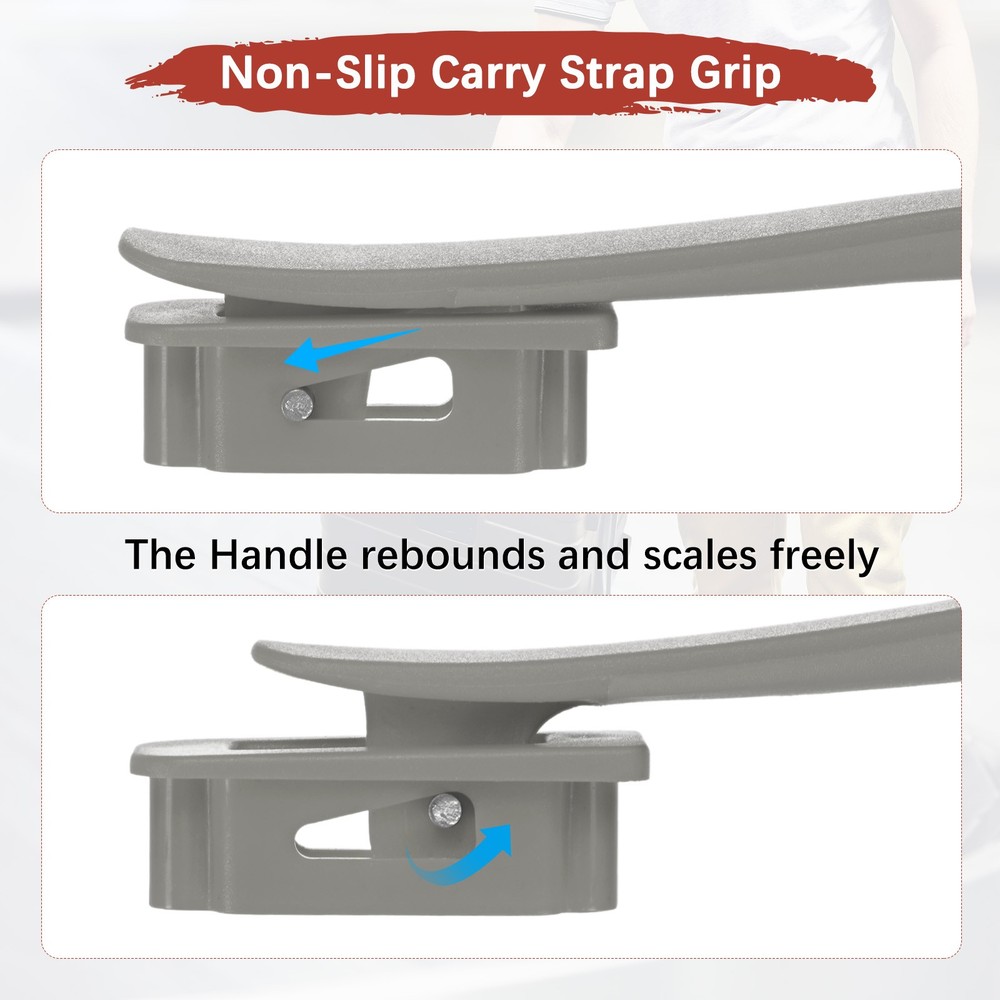 1PCS Luggage Replacement Handle for Suitcase - [Rock Grey-8.5IN]