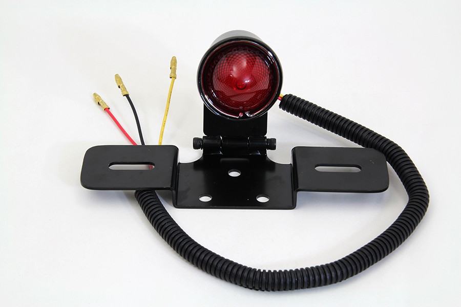 Black Universal LED Tail Lamp Assembly for Harley-Davidson