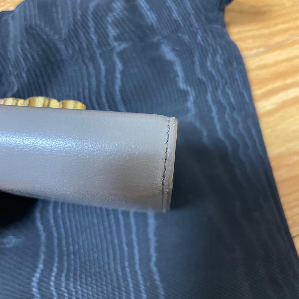 CELINE Gray Tri fold Wallet From Japan