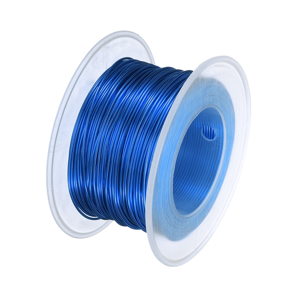 Bonsai Wire Anodized Aluminum Training Wire Roll 0.8mm 98ft Blue