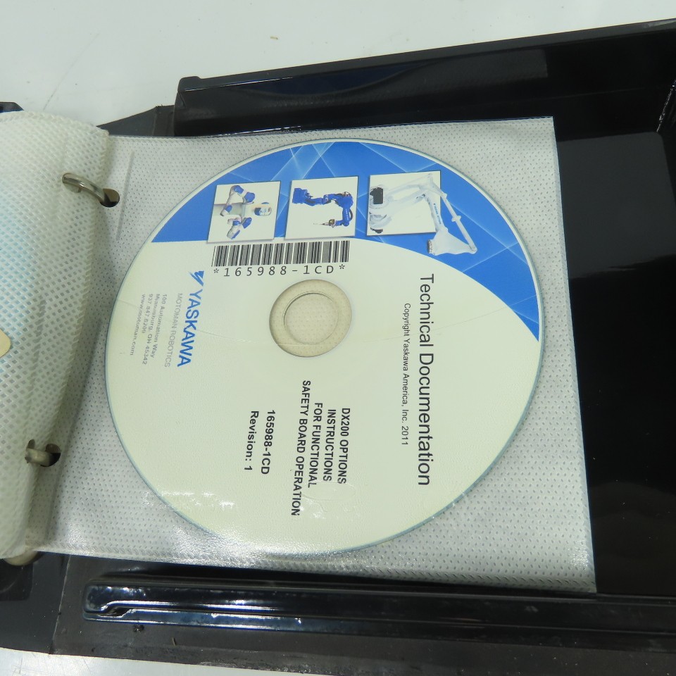 Yaskawa 165838-1CD DX200 Motoman Robotics Technical Documentation 10-Disc Set