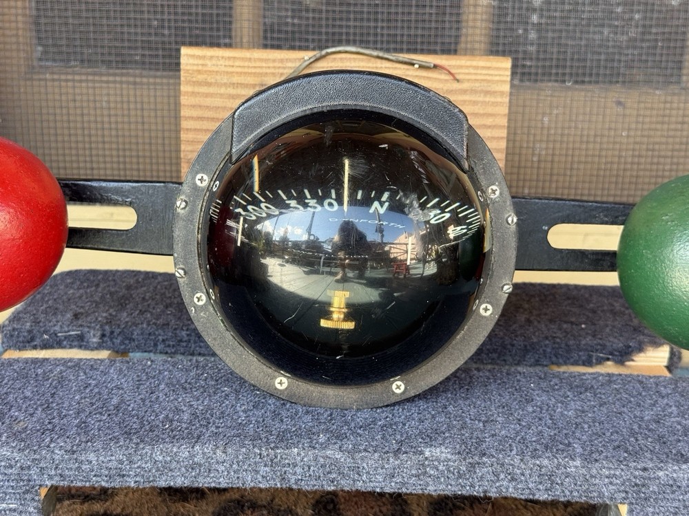 Vintage DANFORTH CONSTELLATION Ships Binnacle Compass