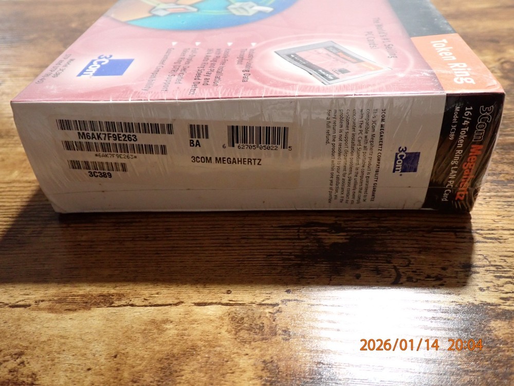 3COM Megahertz - 16/4 Token Ring LAN PC Card