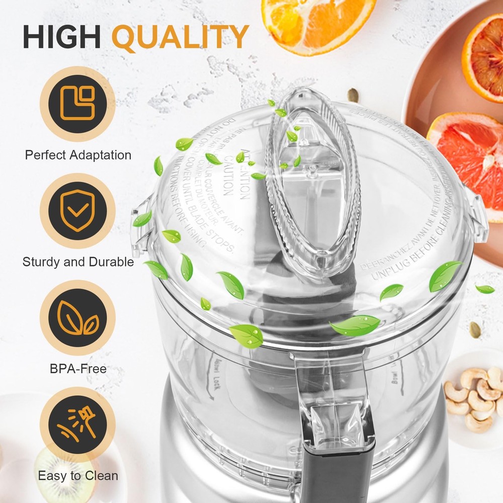 Mini Prep Plus Food Processor lid 4 Cup, transparent