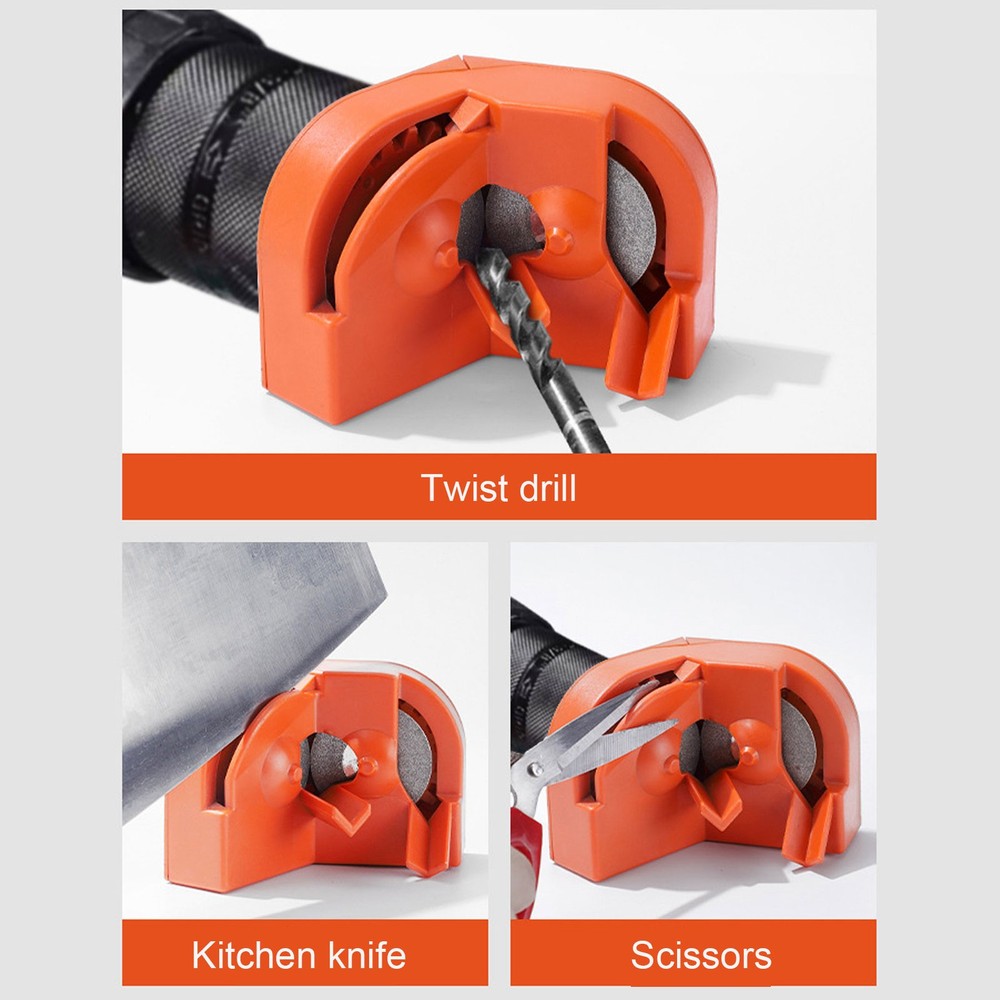 Multipurpose Drill Bit Grinding Sharpener Portable Sharpening Tool For Kitch