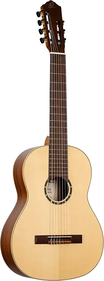 Family Series Pro 7-String Solid Top Nylon Classical Guitar w/ Bag