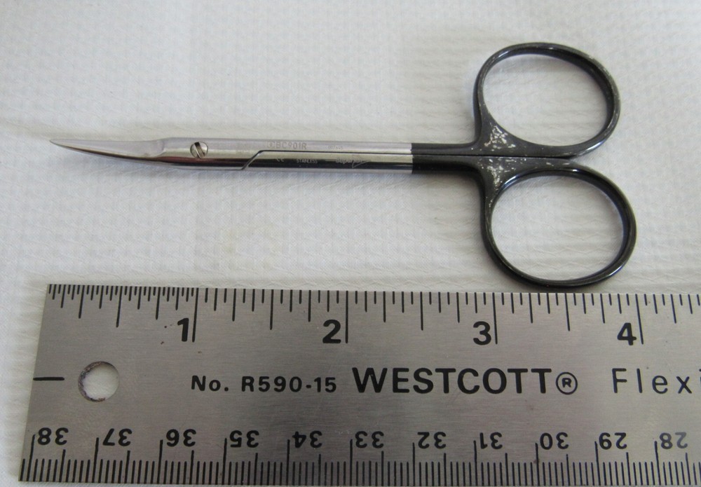 Aesculap BC901R Supercut Delicate Wave Cut Curved Scissors 4-1/4" Sharp /Sharp