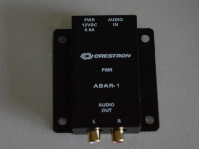 Crestron ABAR-1 Balanced Audio. Use with IDOCV. Nice!!