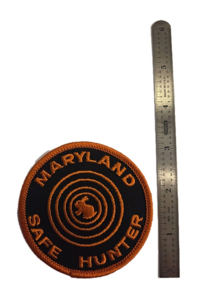 Maryland Safe Hunter Patch,  Hunter Safety Patches, DNR