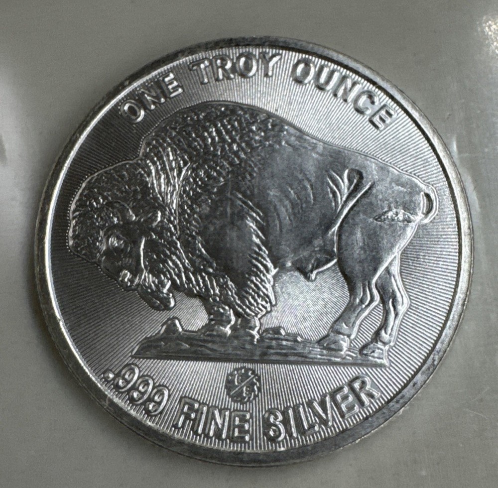 Two Assorted Fine Silver Rounds 99.9% One Ounce Rounds