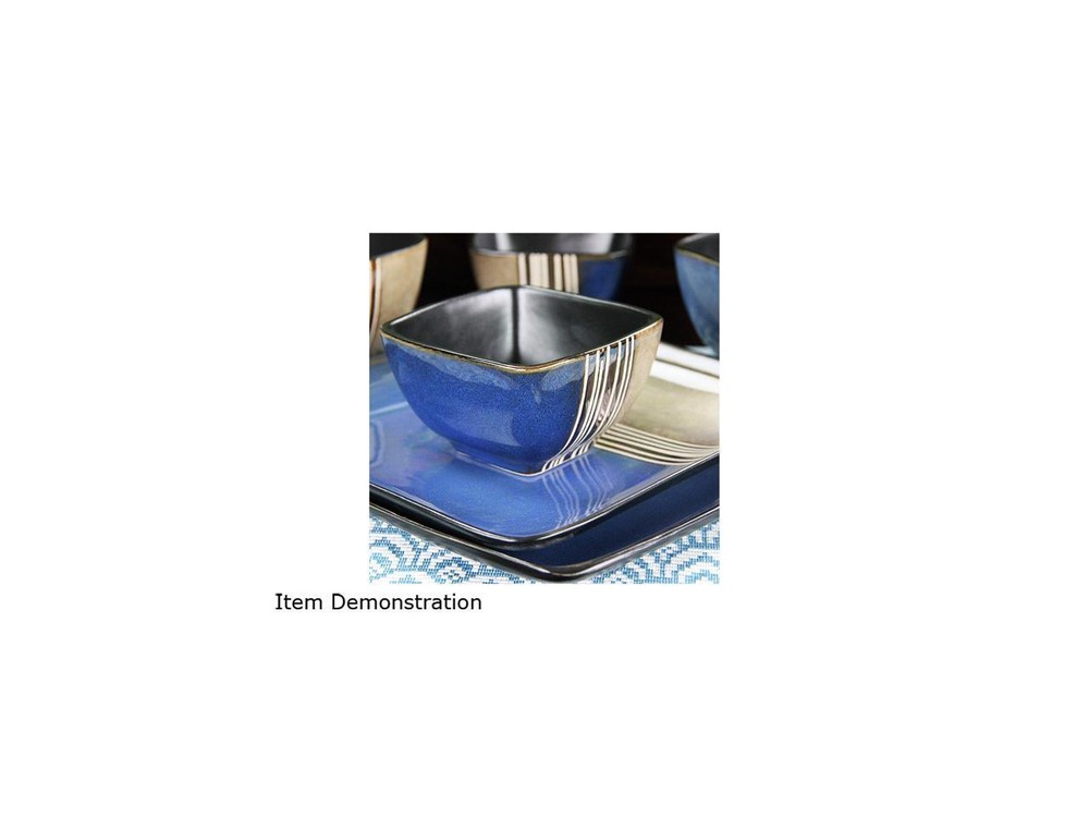Elama Uptown Loft 16 Piece Dinnerware Set
