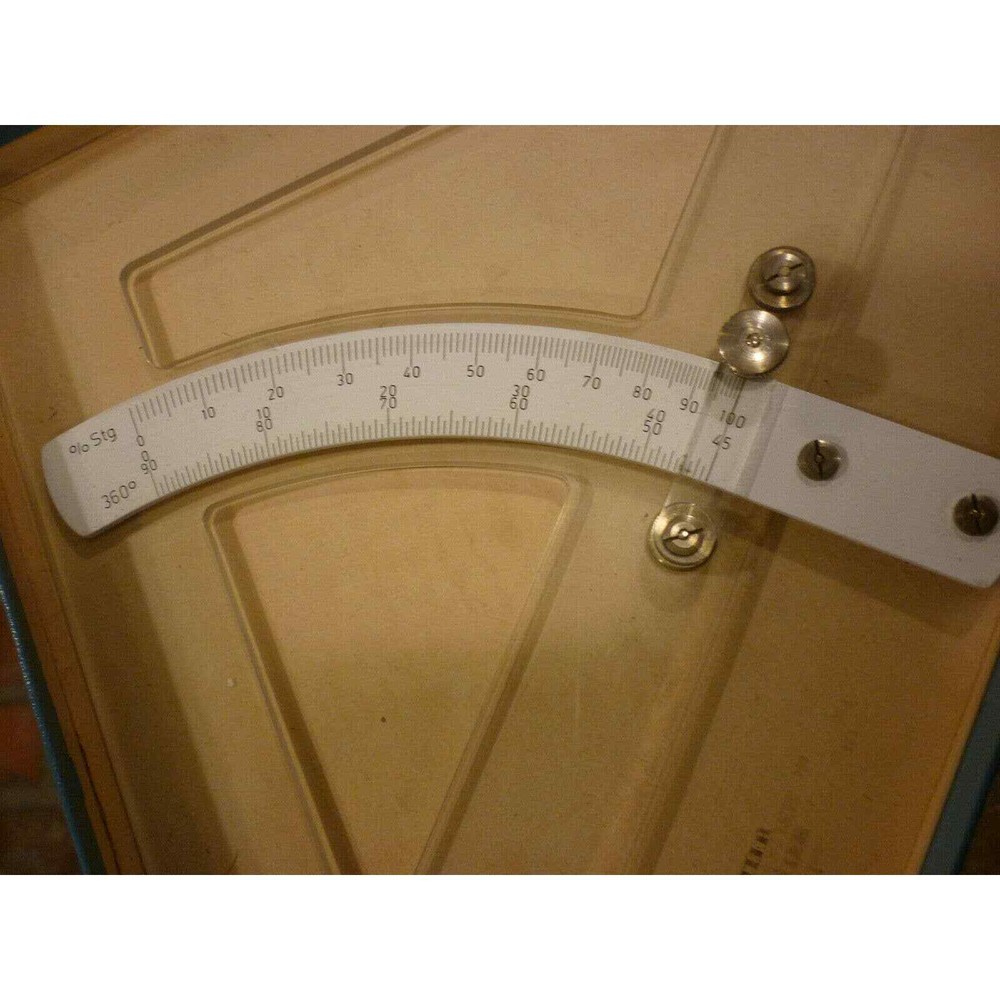 Nestler 1703 Adjustable Triangle Square Vintage Boxed Technical Drafting GERMANY