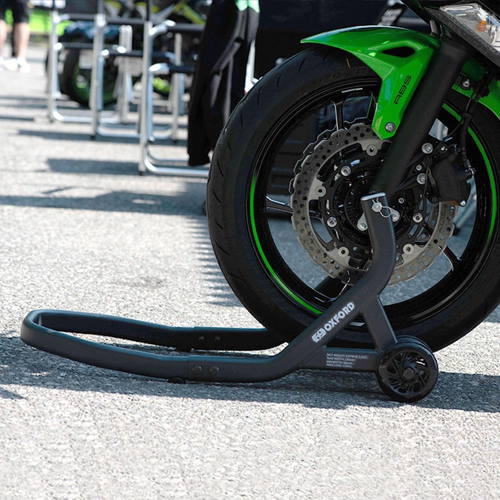 Oxford ZERO-G Motorcycle Front Paddock Stand Workshop Mechanic Garage Stands