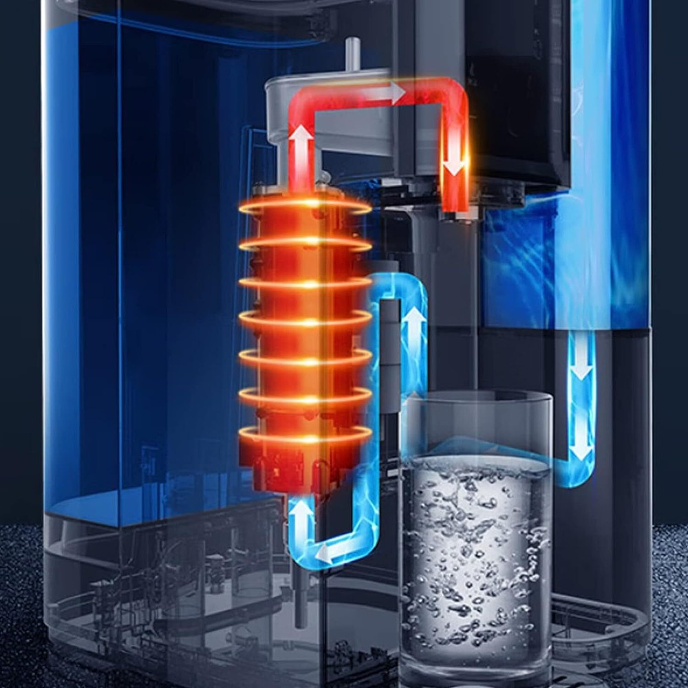 5 Gallon Cold + Hot Water Cooler Dispenser Freestanding Top Loading Detachable!