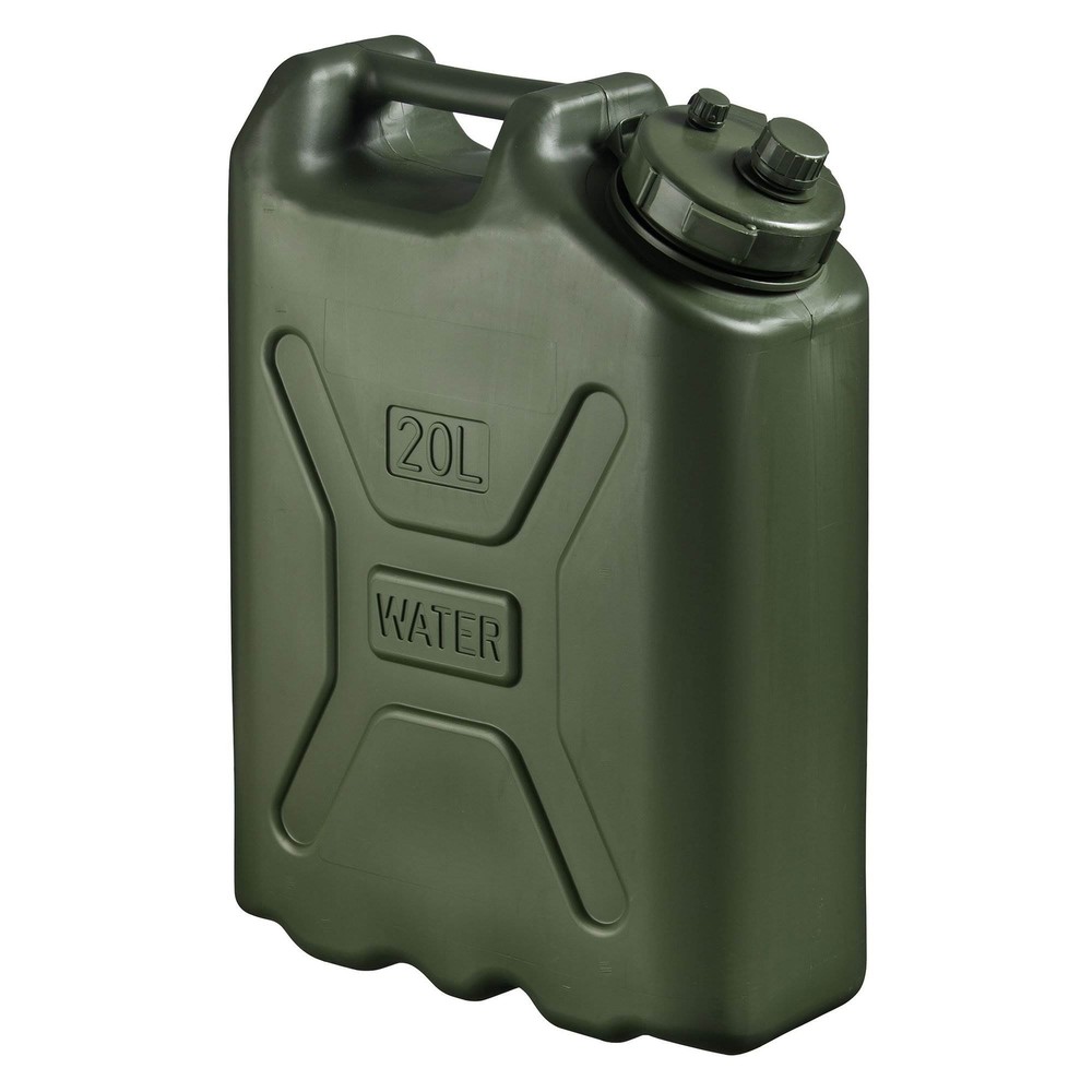 Scepter BPA Durable Portable Water Storage Container, Green (5 Pack)