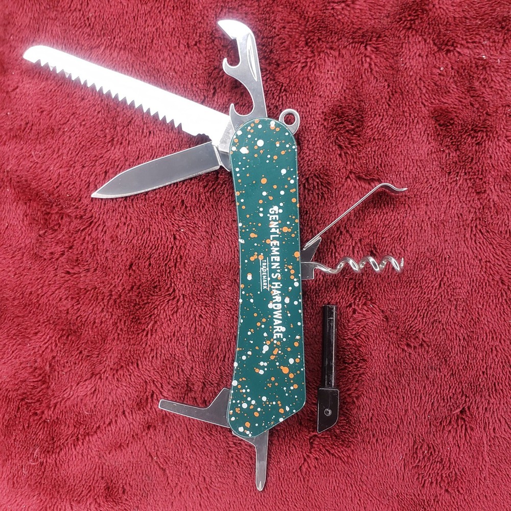🔴 Gentleman’s Hardware Folding Pocket Knife Multitool fire starter