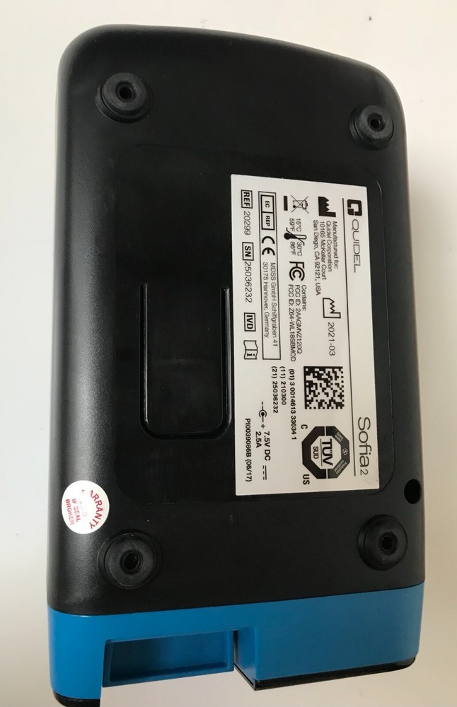 Quidel Sofia2 Fluorescent Immunoassay Analyzer 20299