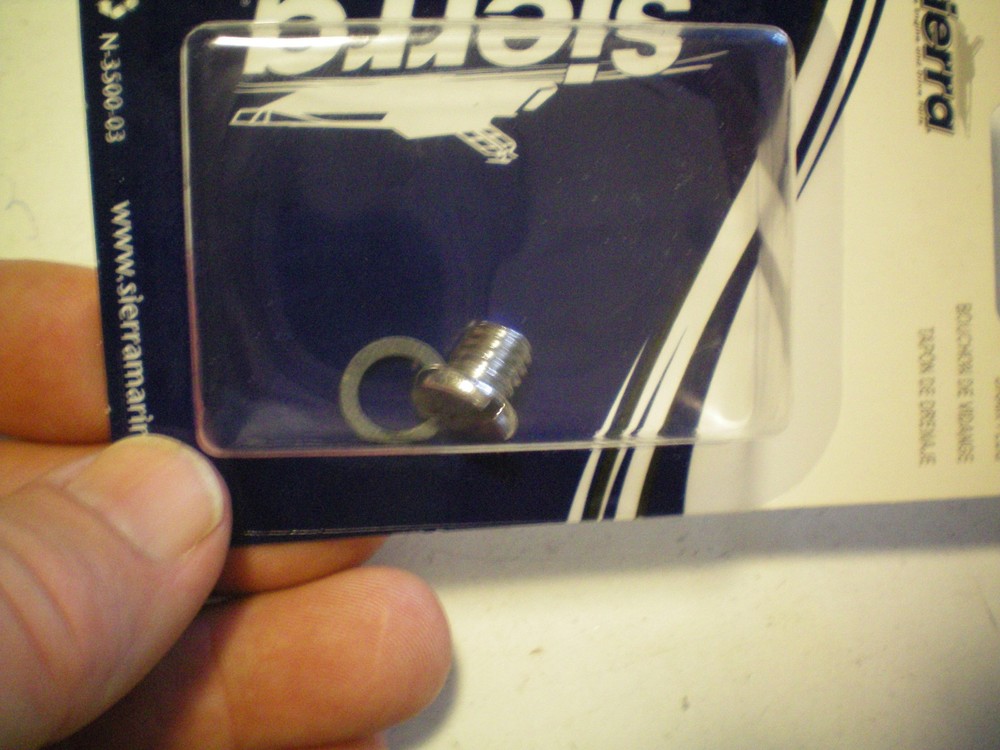 SIERRA #18-2244 DRAIN PLUG, FREE FREIGHT