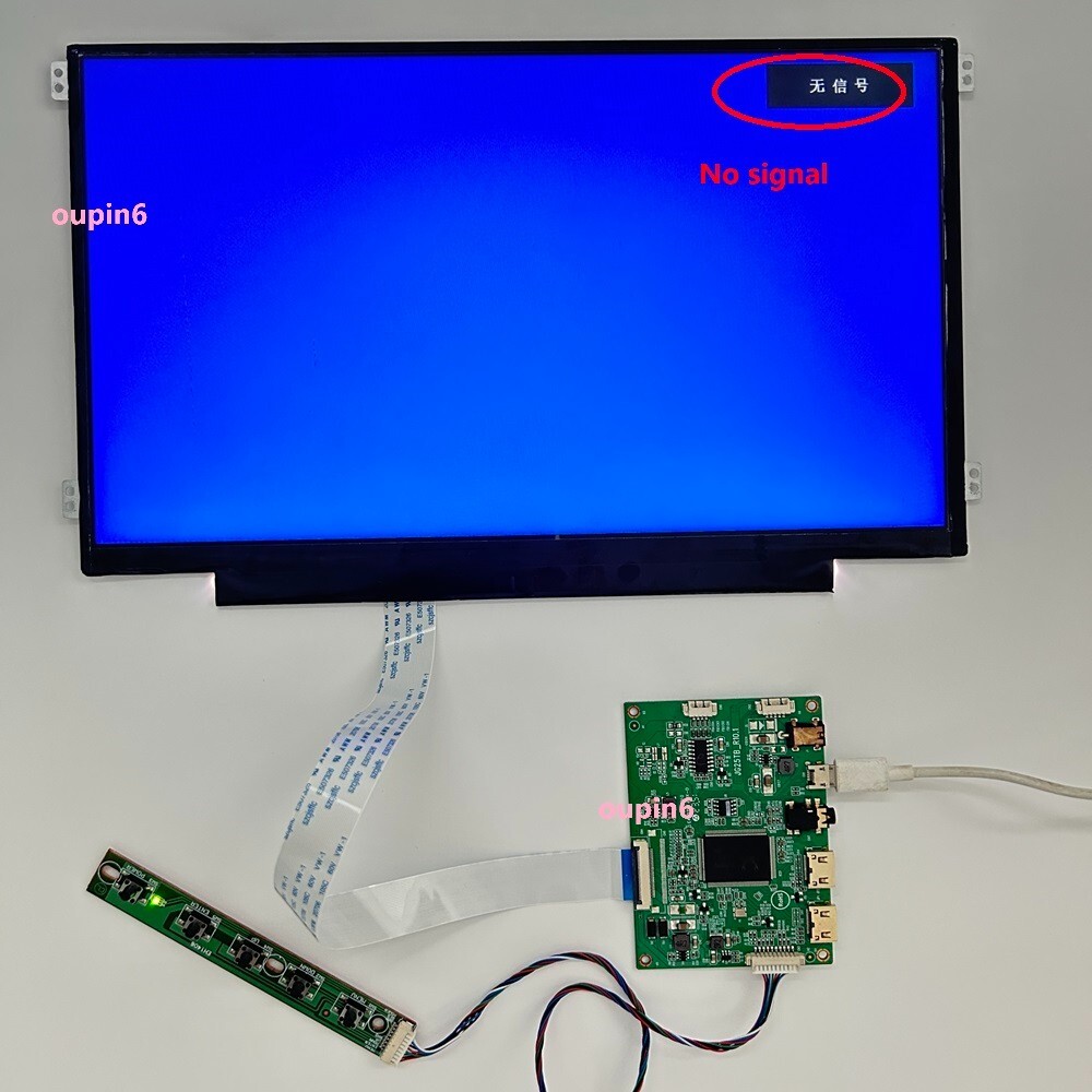 DIY Display 11.6" screen 1366X768 with 2 MINI HDMI USB EDP controller board