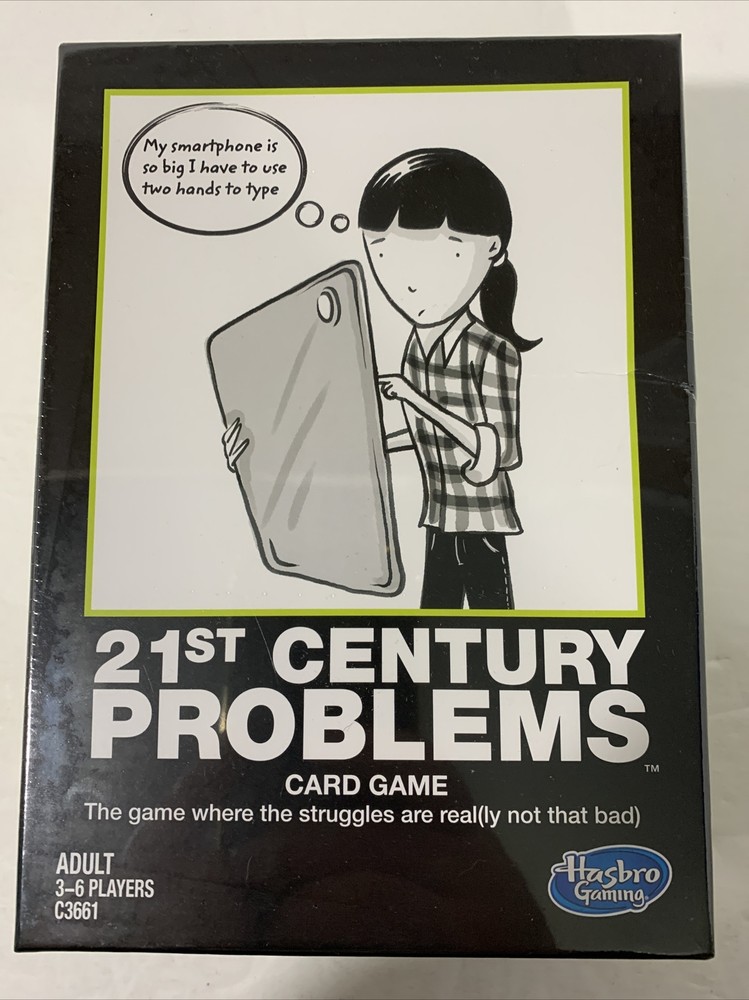Hasbro's 21st Century Problems card Game The game where struggles aren't all bad
