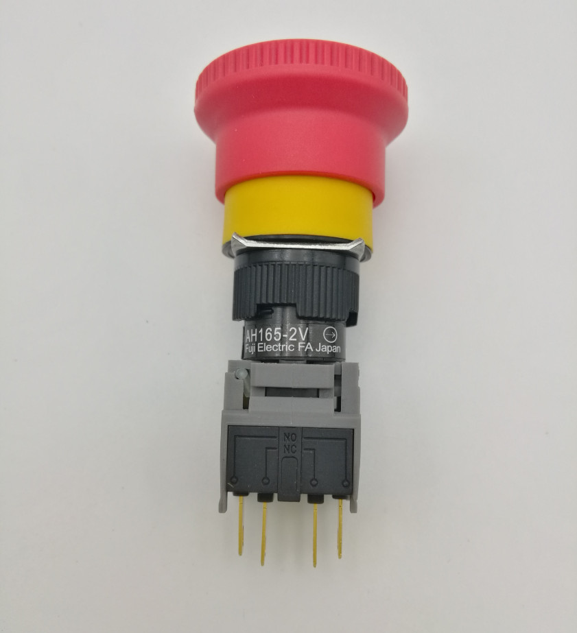 1PC AH165-2V 1NO1NC 16mm Emergency stop button switch