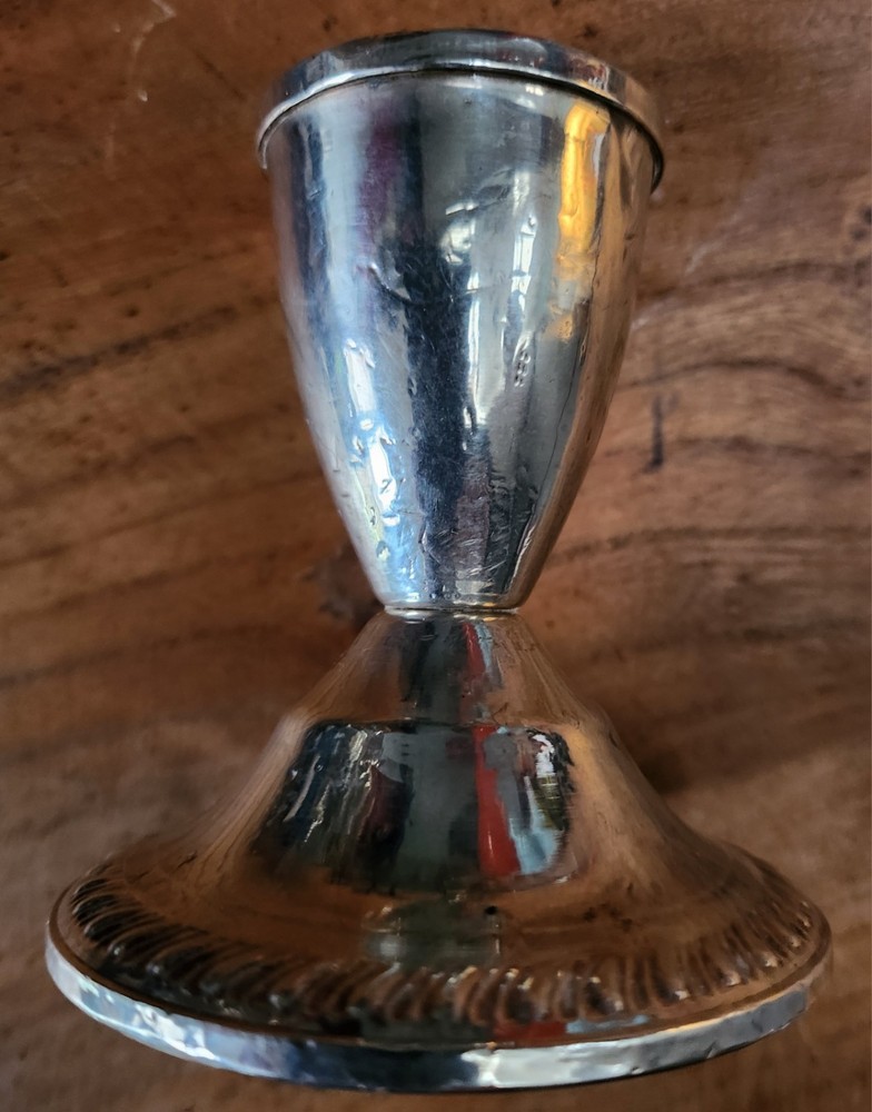 Solid Silver Small Candlestick