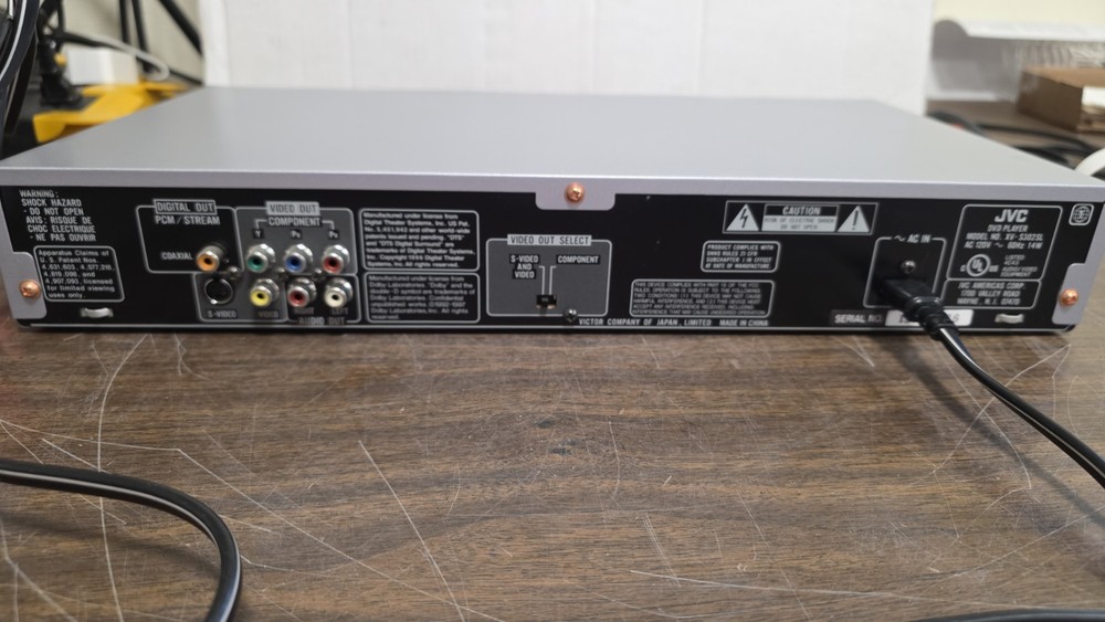 JVC XV-S302 DVD/Super VCD/VCD/CD Player