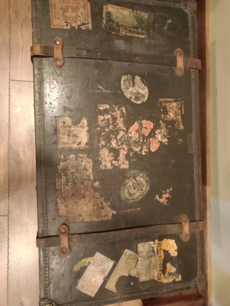Mendel travel trunk antique locked, no key