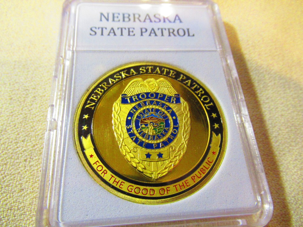 NEBRASKA STATE PATROL Challenge Coin