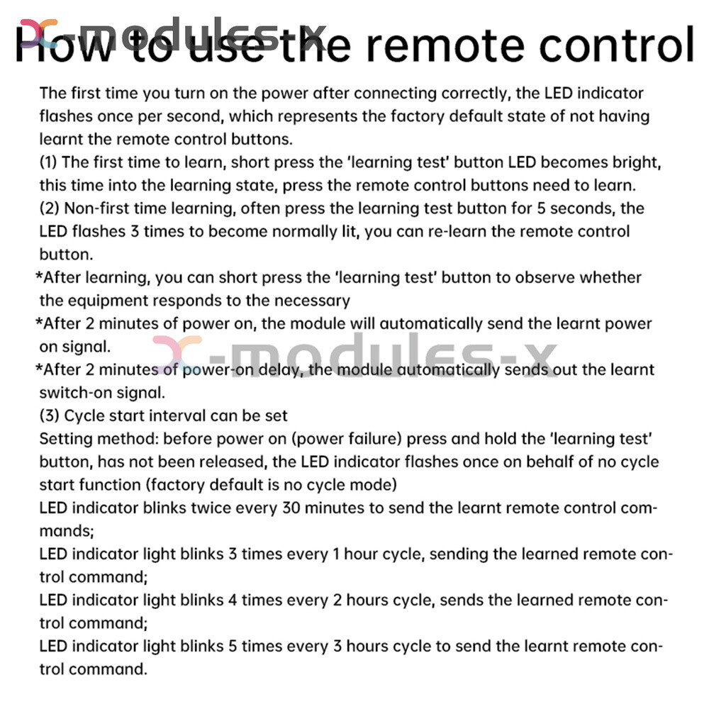 Universal Air Conditioner Power On Self Starter Module Restart Control Board