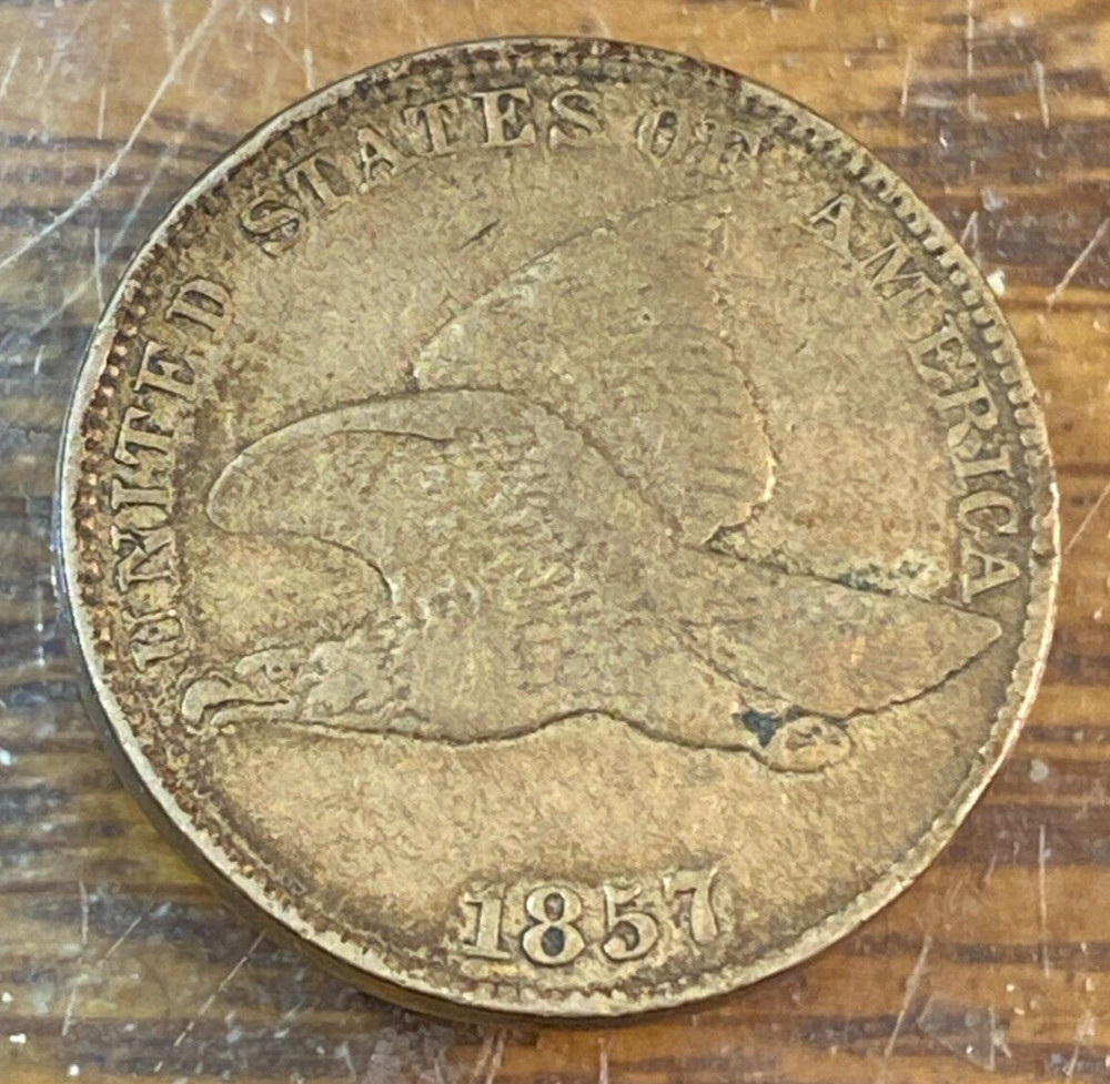 1857 Flying Eagle Cent Nice Super Original Choice VF CHRC
