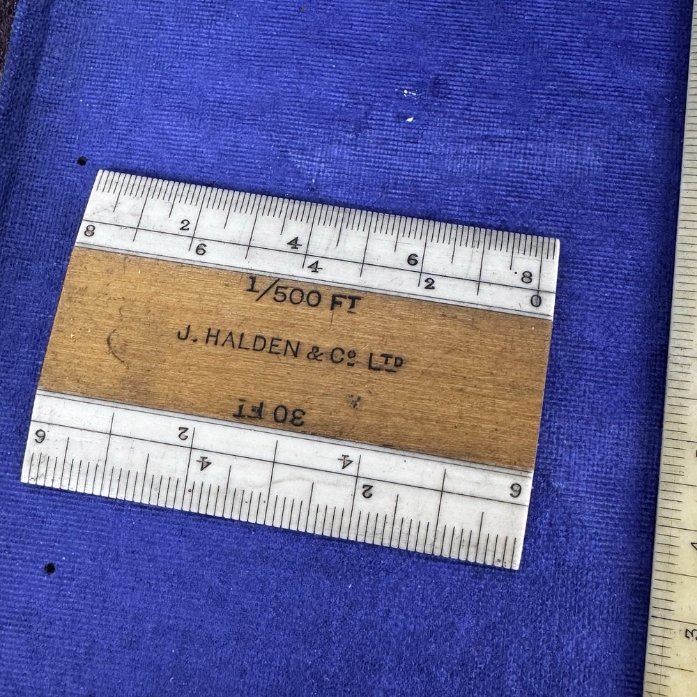 Vintage Drawing Instrument Set J Halden & Co Ltd Boxed Drafting Compass Set