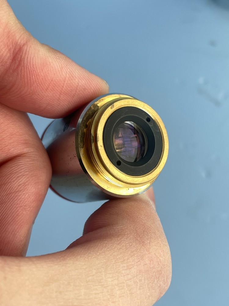 Olympus microscope objective lens Infinite distance Plan 4/10/40/40