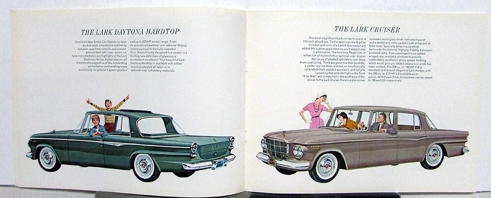 1962 Studebaker Lark Color Sales Brochure Original Endurance Built