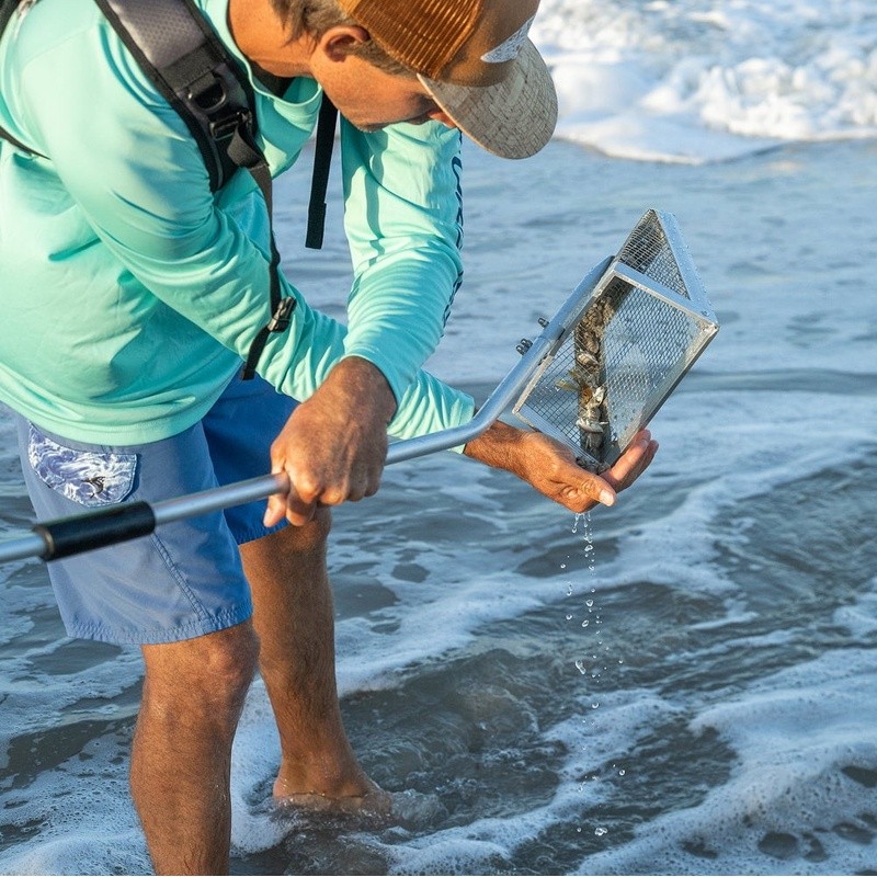 Lightweight Aluminum Rake Sand Fleas Shells Beach Treasures Removable Handle New