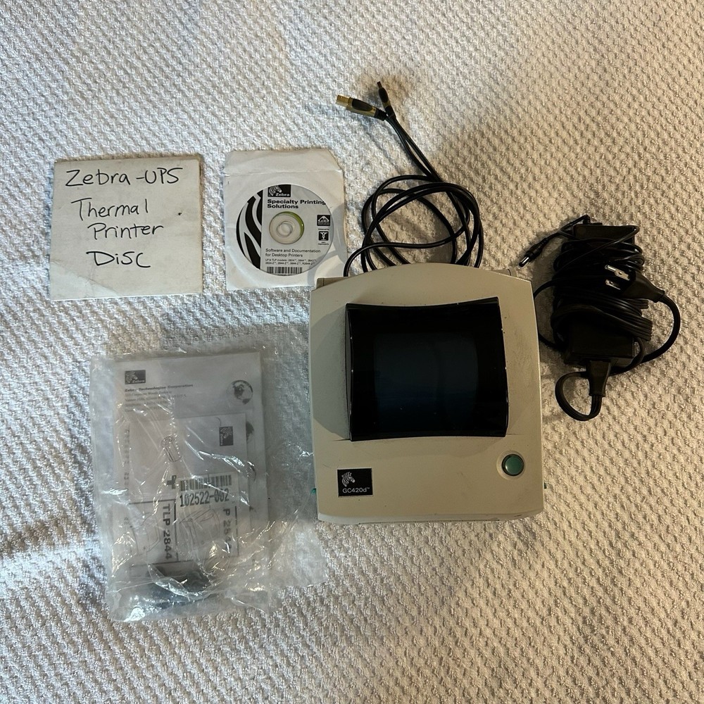 Zebra GC420D Thermal Shipping Label Printer