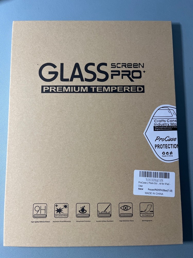 ProCase 2 pack Screen Protector iPad 10th New