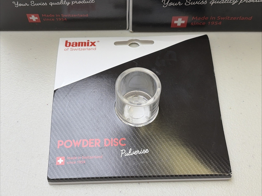 Bamix Grinder, Processor And Powder Disc, Excellent Condition!