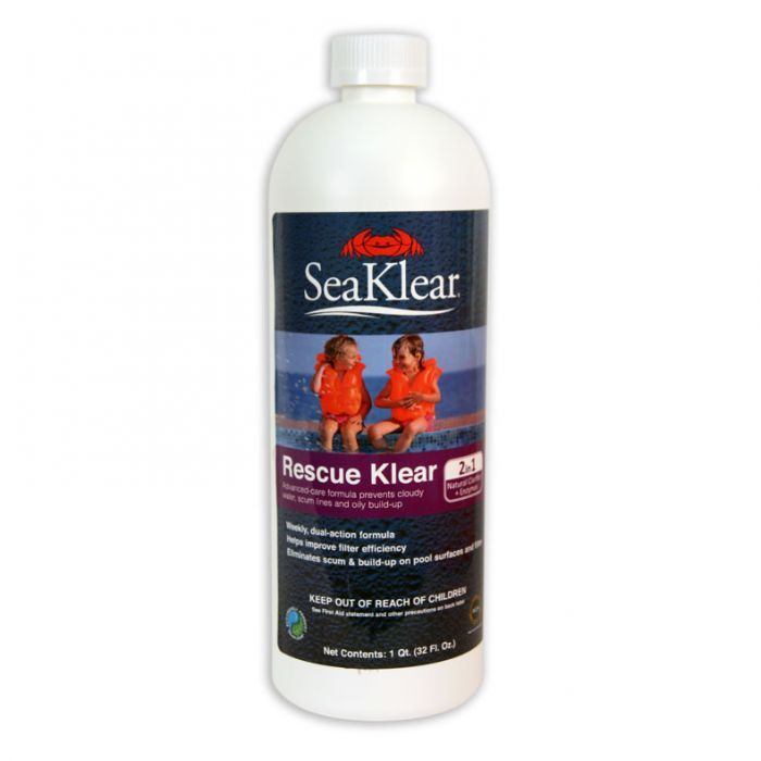 SeaKlear - RESCUE KLEAR 90180SKR 1 QUART BOTTLE WATER CLARIFIER