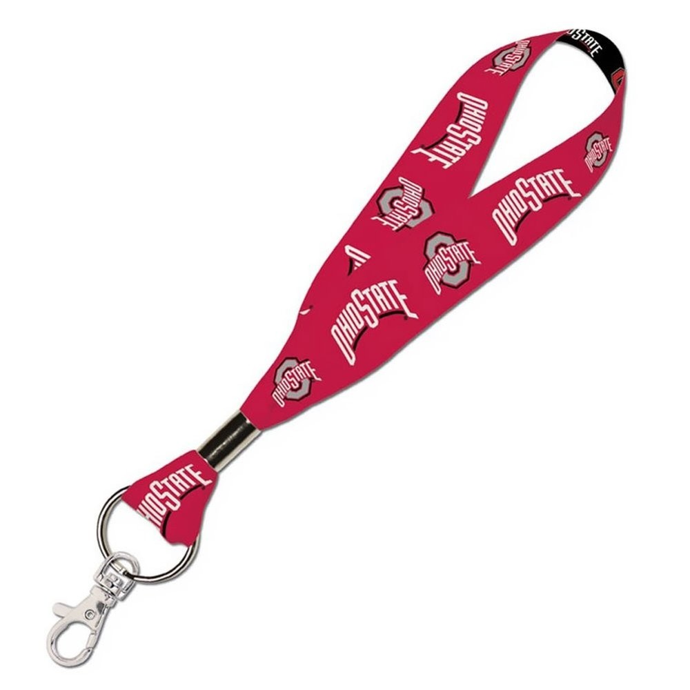 NCAA Ohio State University Lanyard Key Strap, 1"