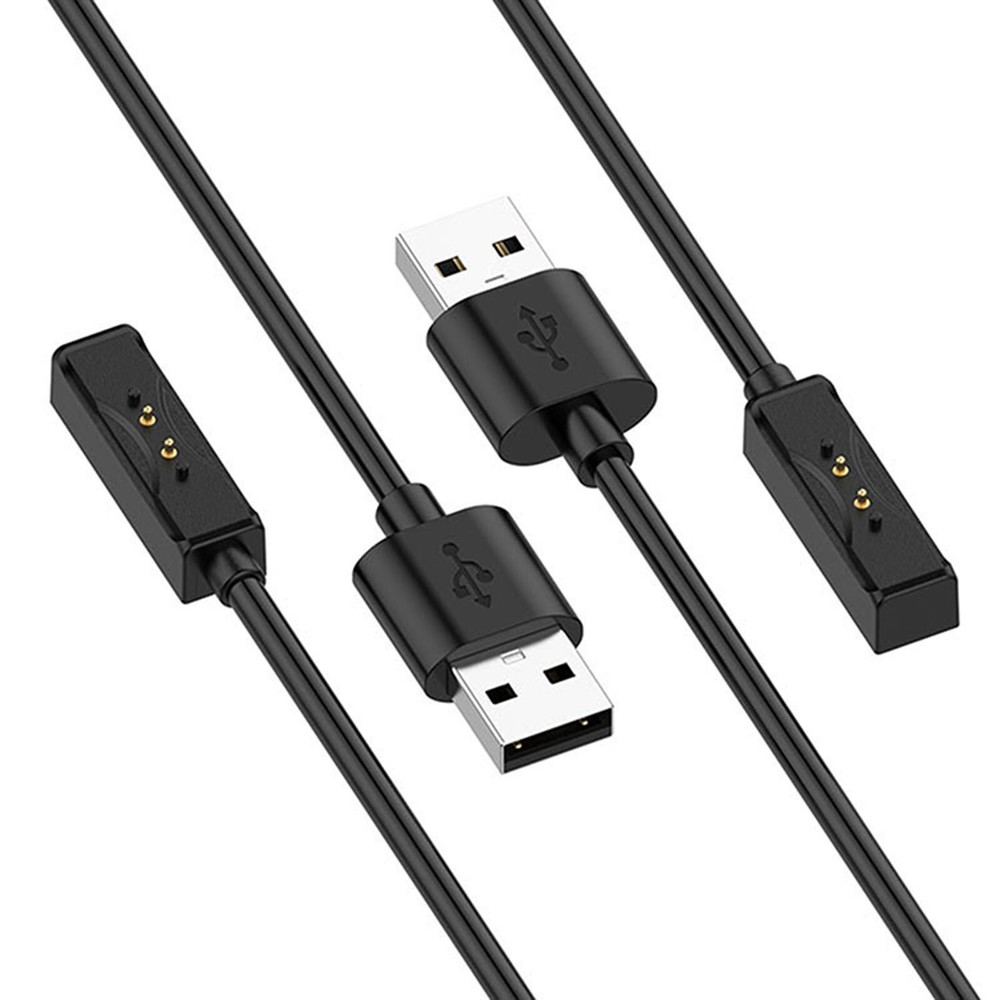 Black Magnetic Interface Charging Cables for COROS Heart Rate Strap Arm Straps