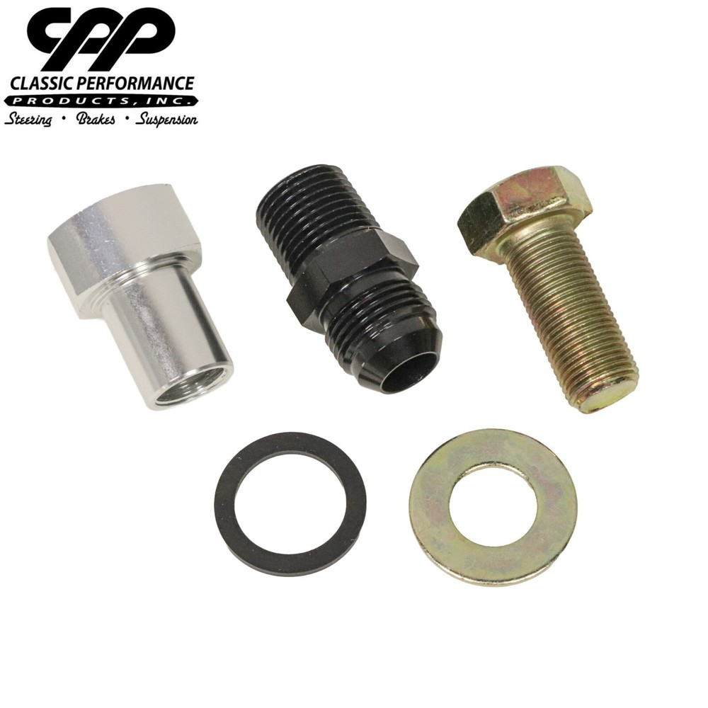 1/2-1/4 10AN NPT CPP Universal Return Line Fitting Install Kit Adapter