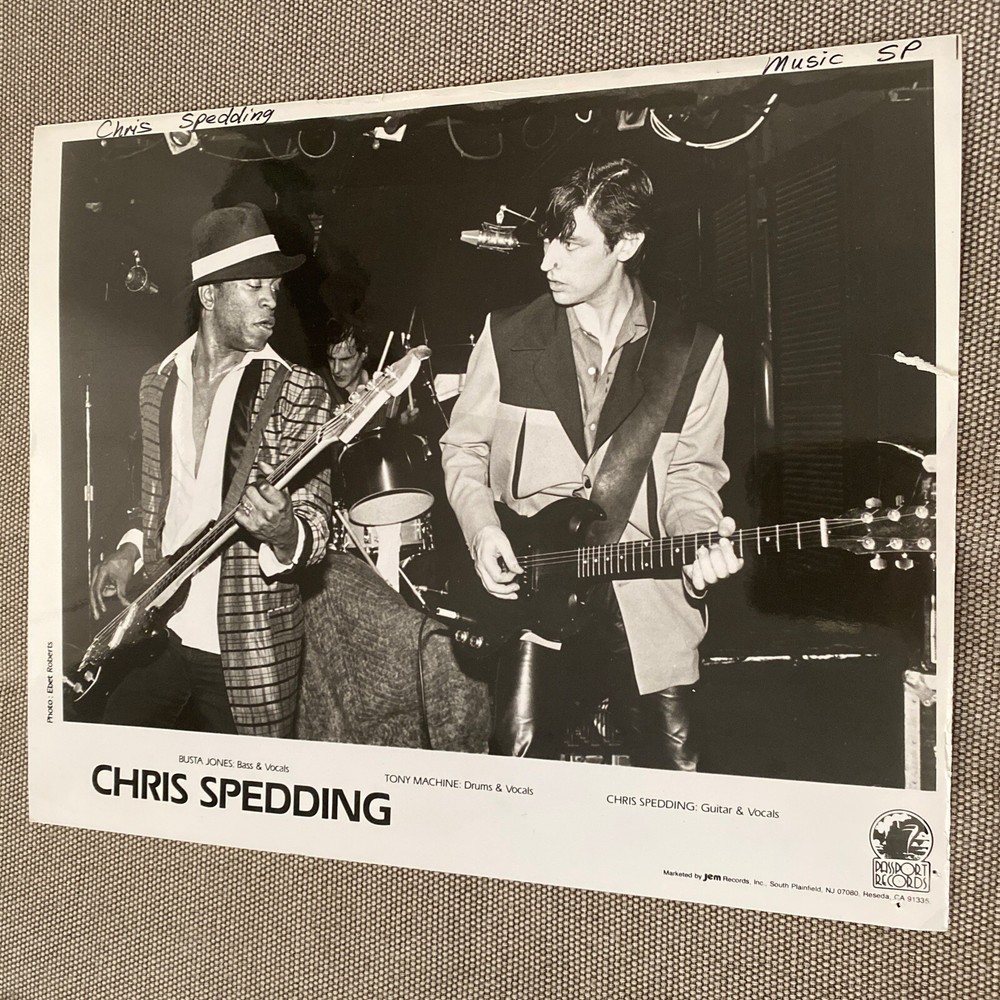 Chris Spedding Press Photo 8x10”. See Description.