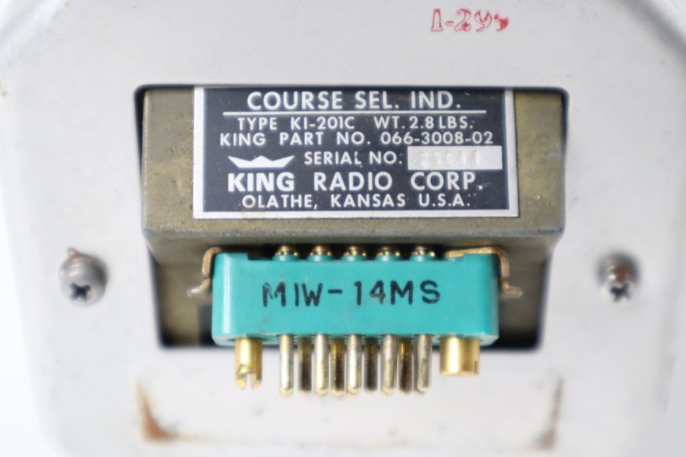 King KI-201C Course Selector Indicator 066-3008-02