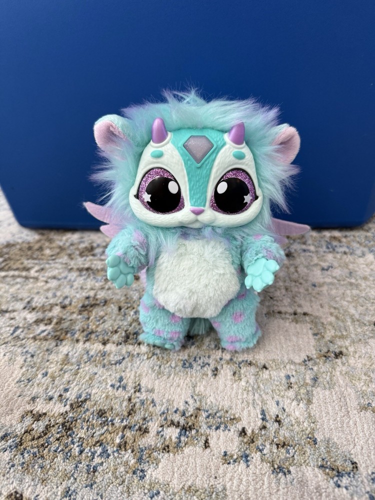 Magic Mixies Magical Misting Pink Blue Interactive Plush Pet Tested Works