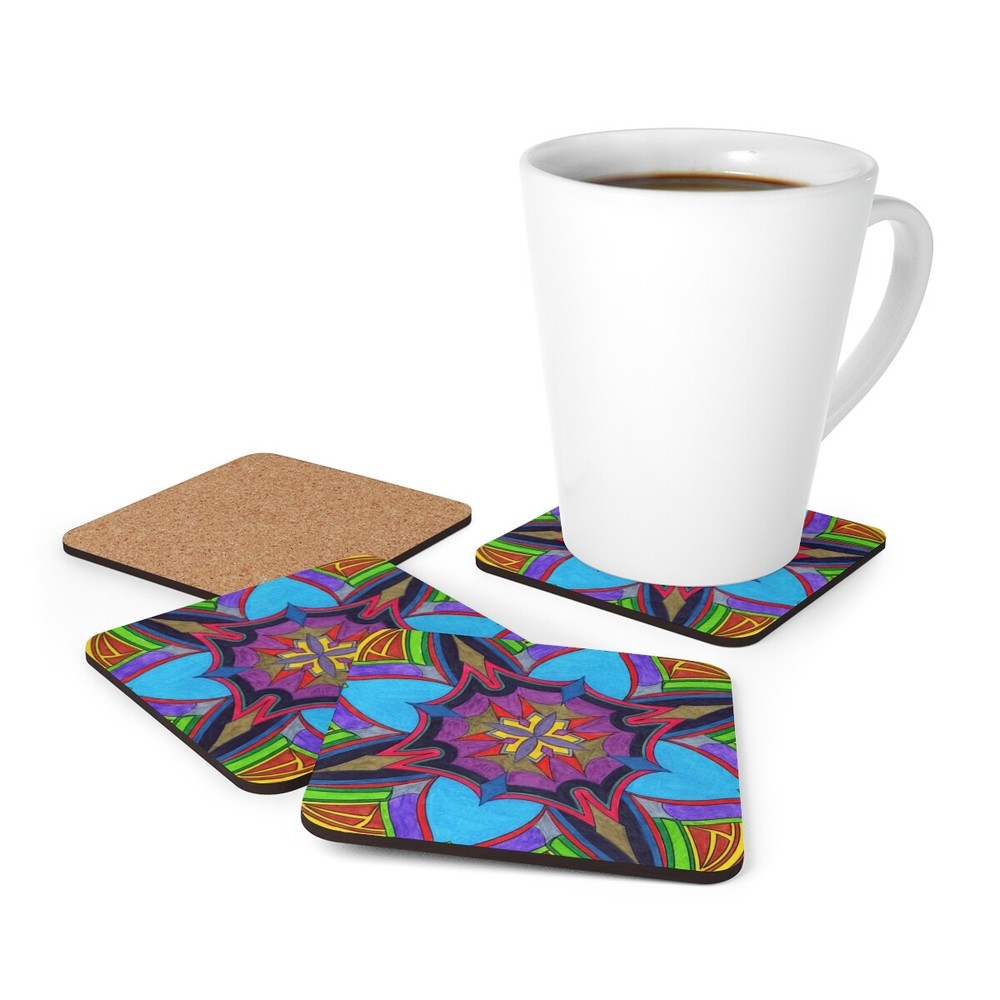 Corkwood Coaster Set