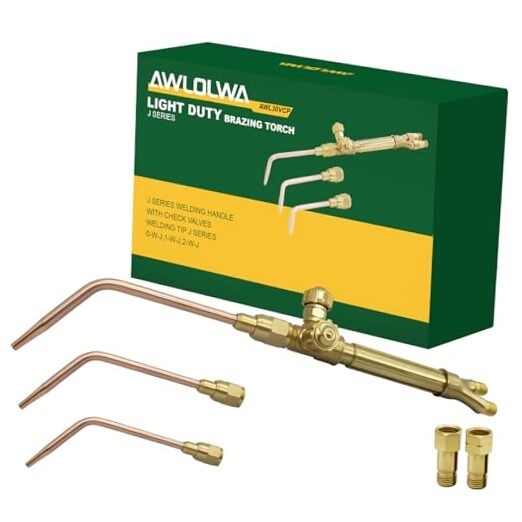 Ligth Duty Welding/Brazing Series "J" Torch Handle with Welding Tips, with