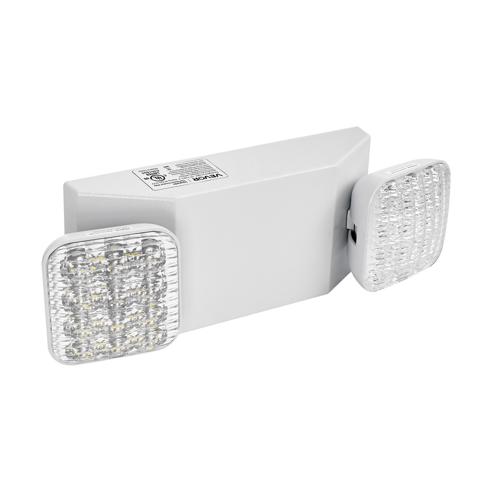 VEVOR 4 Pack Emergency Lights for Business with Battery Backup LED Exit Lighting