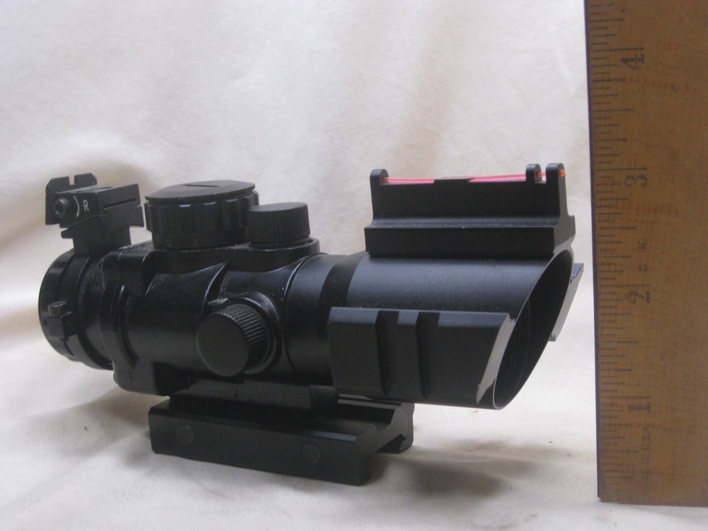 pre-owned sight scope fiber optic optical assist