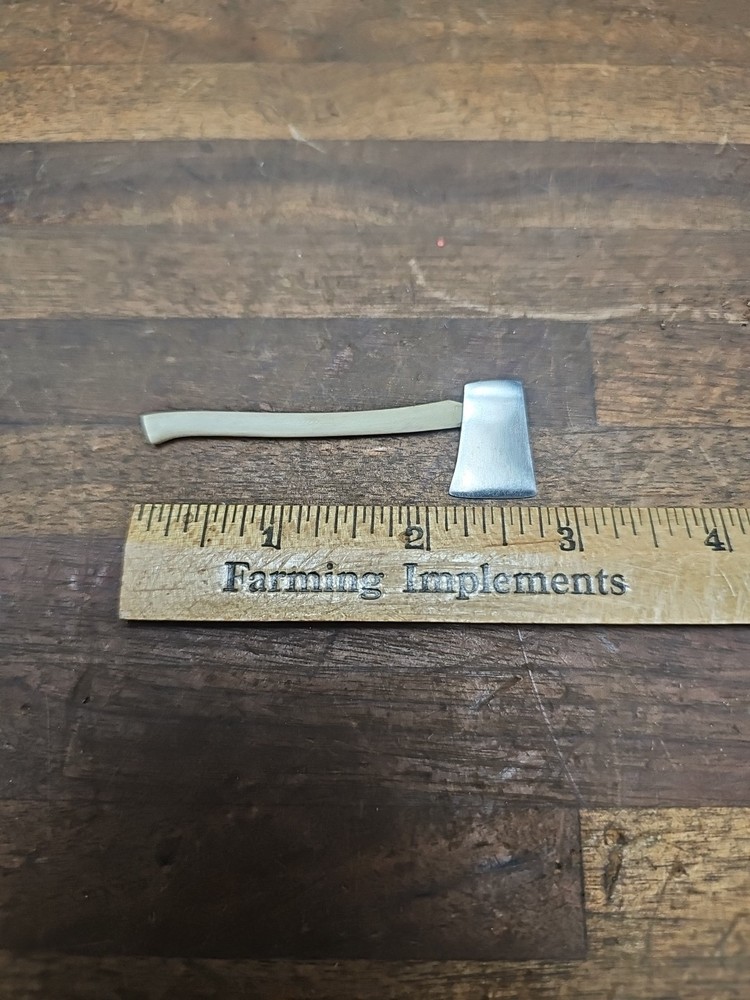 #3 - Vintage Miniature Axe w/ bone handle